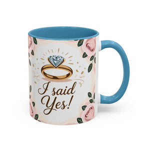 Engagement Announcement Coffee Mug - Celebrate Love - Dipaliz - Mugs