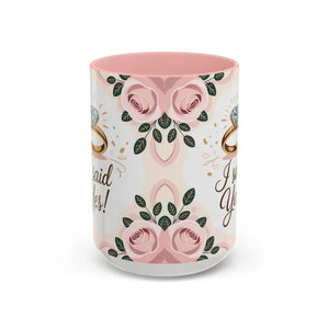 Engagement Announcement Coffee Mug - Celebrate Love - Dipaliz - 15oz / Pink - Mugs