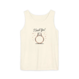 Bridal Party Tank - Engagement Celebration Style - Dipaliz - Ivory / s - Tops