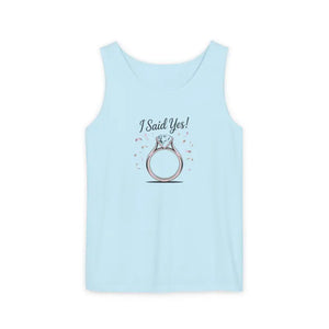 Bridal Party Tank - Engagement Celebration Style - Dipaliz - Chambray / Xs - Tops