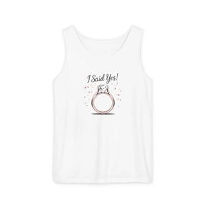 Bridal Party Tank - Engagement Celebration Cotton - Dipaliz - Tops - Xs