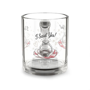 Sparkling Engagement Glass Mug - Celebrate Love - Dipaliz - Mugs
