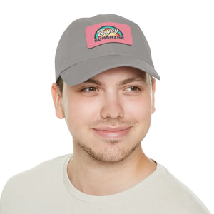 Bio-washed Enjoy Sunshine Dad Hat - Leather Patch - Dipaliz - Hats