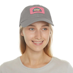 Bio-washed Enjoy Sunshine Dad Hat - Leather Patch - Dipaliz - Hats