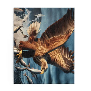 Epic Eagle Puzzle - High-quality Chipboard Swooping Design - Dipaliz - Jigsaw Puzzles