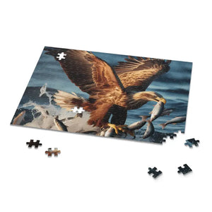 Epic Eagle Puzzle - High-quality Chipboard Swooping Design - Dipaliz - Jigsaw Puzzles