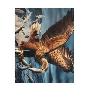 Epic Eagle Puzzle - High-quality Chipboard Swooping Design - Dipaliz - Jigsaw Puzzles