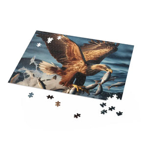 Epic Eagle Puzzle - High-quality Chipboard Swooping Design - Dipaliz - Jigsaw Puzzles