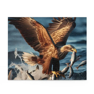 Epic Eagle Puzzle - High-quality Chipboard Swooping Design - Dipaliz - Jigsaw Puzzles