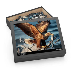 Epic Eagle Puzzle - High-quality Chipboard Swooping Design - Dipaliz - Jigsaw Puzzles