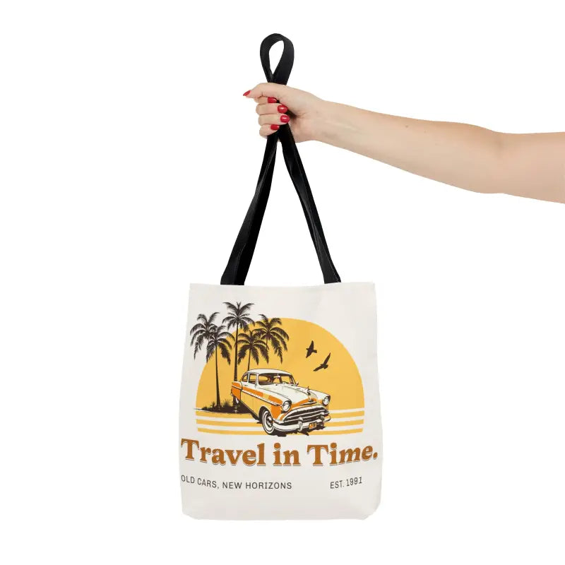 Epic Escapades with Dipaliz Black Cotton Tote Bag - Small Bags