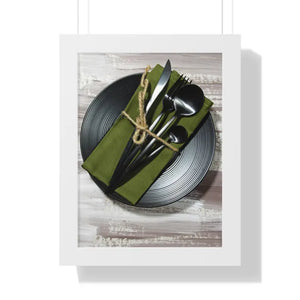 Framed Vertical Poster - Bold Modern Wall Art - Dipaliz - 12″ x 16″ / White - Posters Prints & Visual Artwork