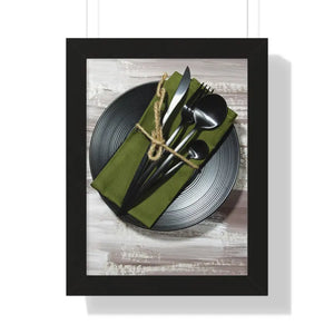 Framed Vertical Poster - Bold Modern Wall Art - Dipaliz - 12″ x 16″ / Black - Posters Prints & Visual Artwork