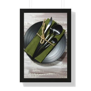 Framed Vertical Poster - Bold Modern Wall Art - Dipaliz - 16″ x 24″ / Black - Posters Prints & Visual Artwork