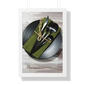 Framed Vertical Poster - Bold Modern Wall Art - Dipaliz - 16″ x 24″ / White - Posters Prints & Visual Artwork