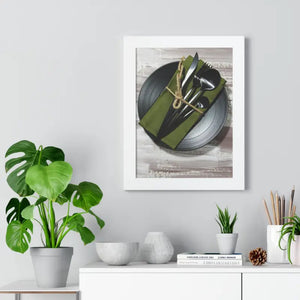 Framed Vertical Poster - Bold Modern Wall Art - Dipaliz - Posters Prints & Visual Artwork