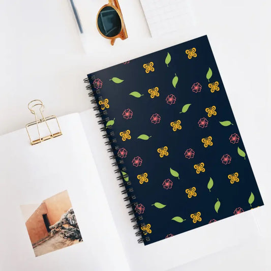 Epic Writing Awaits with this Navy Blue Ruled Line Notebook! - one Size Paper Products