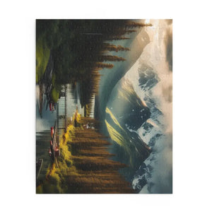 Puzzle Adventure 1000 Pieces River Mountains Box Set - Dipaliz - Jigsaw Puzzles