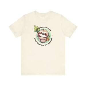 Sloth Expedition Short Sleeve Tee Adventure Comfort Style - Dipaliz - T-shirts