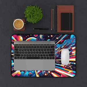 Computer Accessories - Epic Space Battle Desk Mat Ultimate Workspace Galaxy Design - Dipaliz