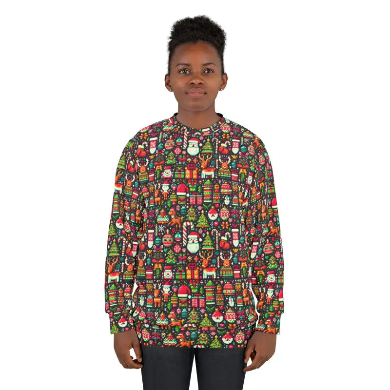 Epic Unisex Ugly Sweater: Spread Holiday Cheer in Style! - Sweatshirt