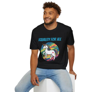 Equality Unicorn T-shirt - Rock Casual Style Statement - Dipaliz - T-shirts