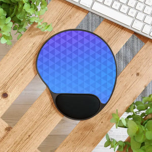 Premium Ergonomic Mouse Pad - Stylish Blue Geometric - Dipaliz - Foot / 10.15’’ × 9.17’’ - Pads
