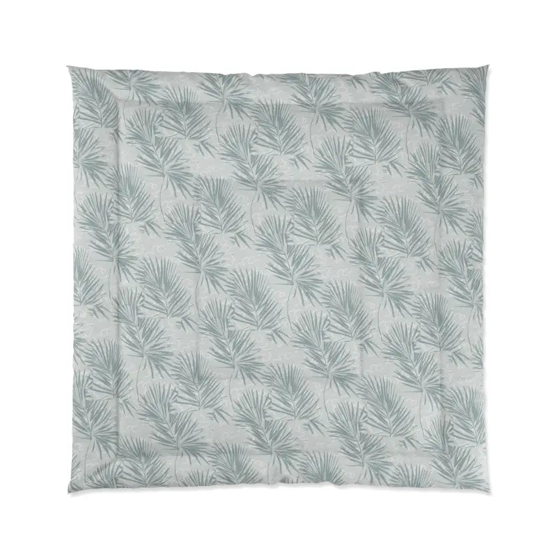 Escape to Luxury with Cozy Nights Palm Leaves Comforter - Home Decor