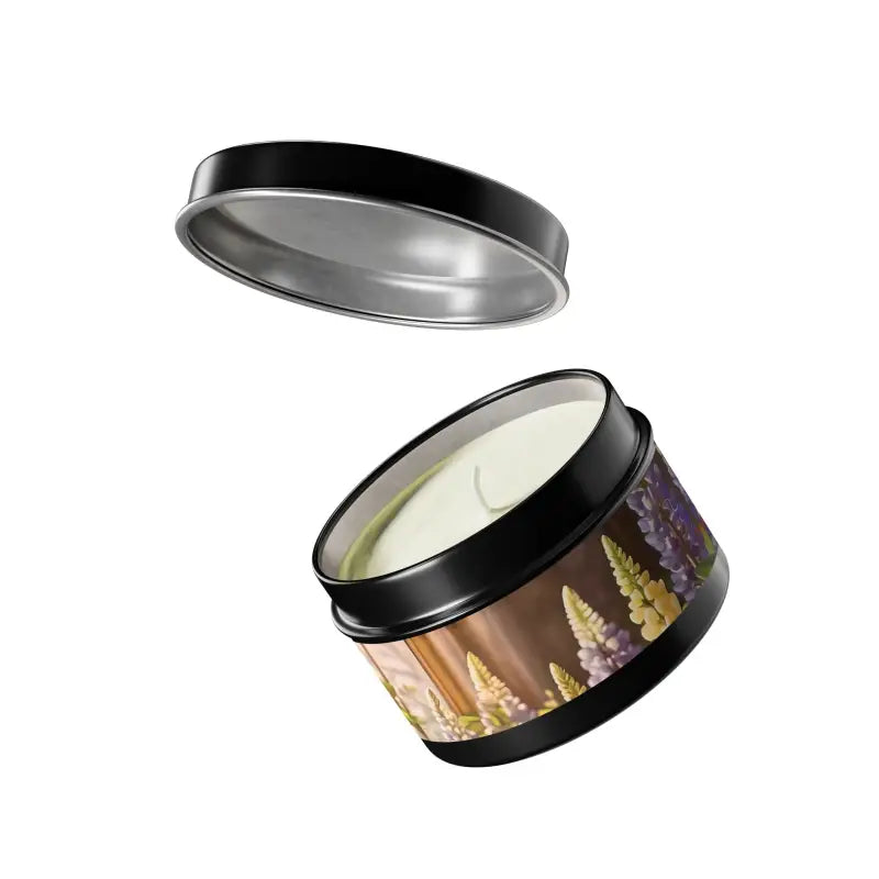 Exotic Tin Candles: Fresh Coffee & Mango Coconut Aromas - Home Decor