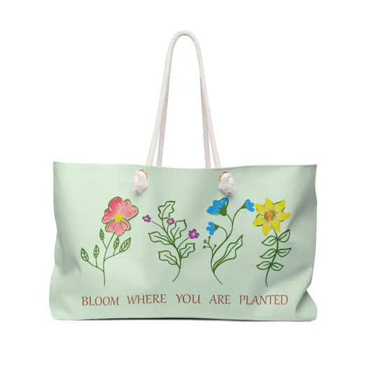 Floral Weekender Bag: Travel in Style with Dipaliz! - 24’’ × 13’’ Bags