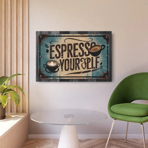 Vintage Coffee Metal Art Sign – Matte Finish - Dipaliz - Novelty Signs