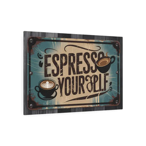 Vintage Coffee Metal Art Sign Matte Finish Decor by Dipaliz - Novelty Signs