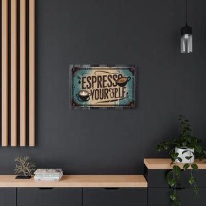 Vintage Coffee Metal Art Sign Matte Finish Decor by Dipaliz - Novelty Signs