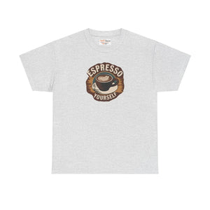Unisex Coffee Lover’s Tee Heavy Cotton Espresso Design - Dipaliz - T-shirts - s