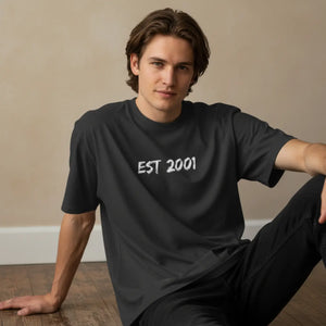 Heavyweight Vintage Tee - Distressed Established - Dipaliz - T-shirt