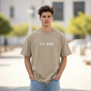 Heavyweight Vintage Tee - Distressed Established - Dipaliz - T-shirts - m
