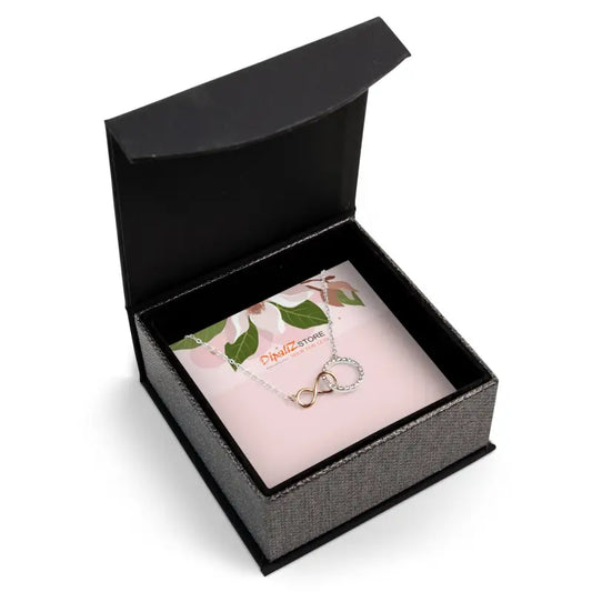 Eternally Elegant Rose Gold Infinity Circle Necklace - Accessories
