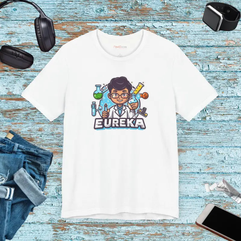 Eureka Unisex Jersey Short Sleeve Tee - Timeless Comfort - White / s T-shirt