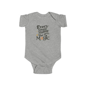 Soft Baby Jersey Bodysuit Every Little Thing she does is Magic - Dipaliz - One-pieces