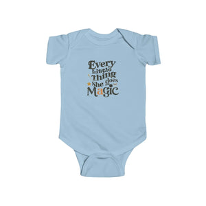Soft Baby Jersey Bodysuit Every Little Thing she does is Magic - Dipaliz - One-pieces