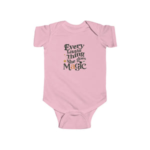 Soft Baby Jersey Bodysuit Every Little Thing she does is Magic - Dipaliz - One-pieces
