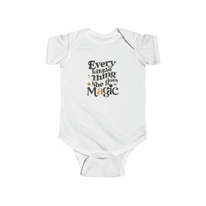 Soft Baby Jersey Bodysuit Every Little Thing she does is Magic - Dipaliz - One-pieces