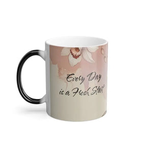 Vibrant Color Morphing Rose Mug - Heat Activated Magic - Dipaliz - 11oz - Mugs