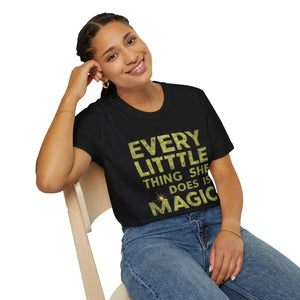 Soft Magic Cotton Tee Every Little Thing she does - Dipaliz - T-shirts