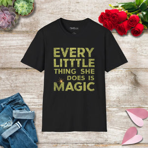 Soft Magic Cotton Tee Every Little Thing she does - Dipaliz - T-shirts