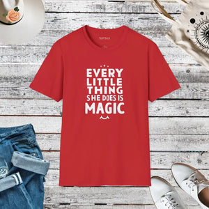 Magic Softstyle Cotton Tee - Unisex Comfort Shirt - Dipaliz - Red / s - T-shirts