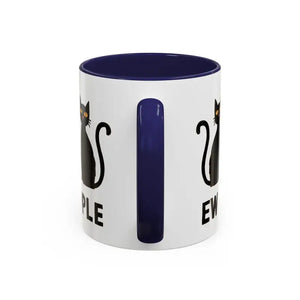 Introvert Ew People Accent Coffee Mug Cat Lover Gift - Dipaliz - Mugs