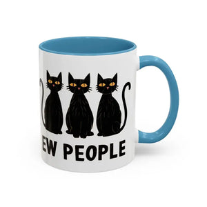 Mug - Ew People Introvert Accent Coffee 11oz Two Tone - Dipaliz