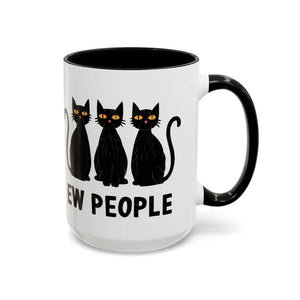 Mug - Ew People Introvert Accent Coffee 11oz Two Tone - Dipaliz