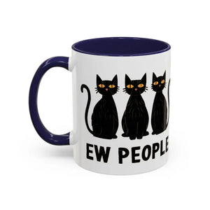 Mug - Ew People Introvert Accent Coffee 11oz Two Tone - Dipaliz